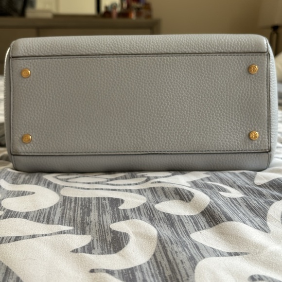 Tory Burch Light Baby Blue Leather Satchel - Picture 5 of 8